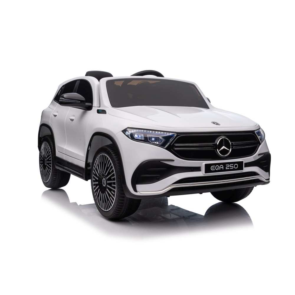 Elektromobilis Mercedes Benz EQA 250, White-Elektromobiliai vaikams, Visureigiai-e-vaikas