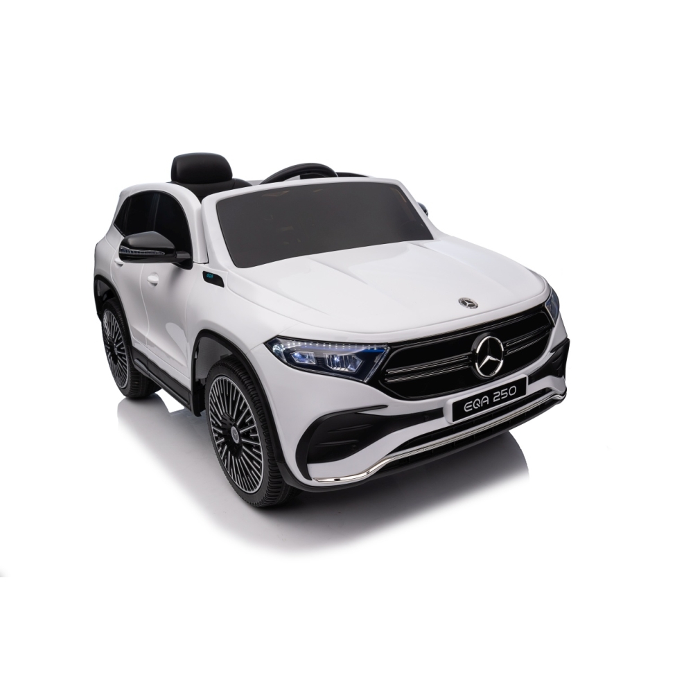 Elektromobilis Mercedes Benz EQA 250, White-Elektromobiliai vaikams, Visureigiai-e-vaikas