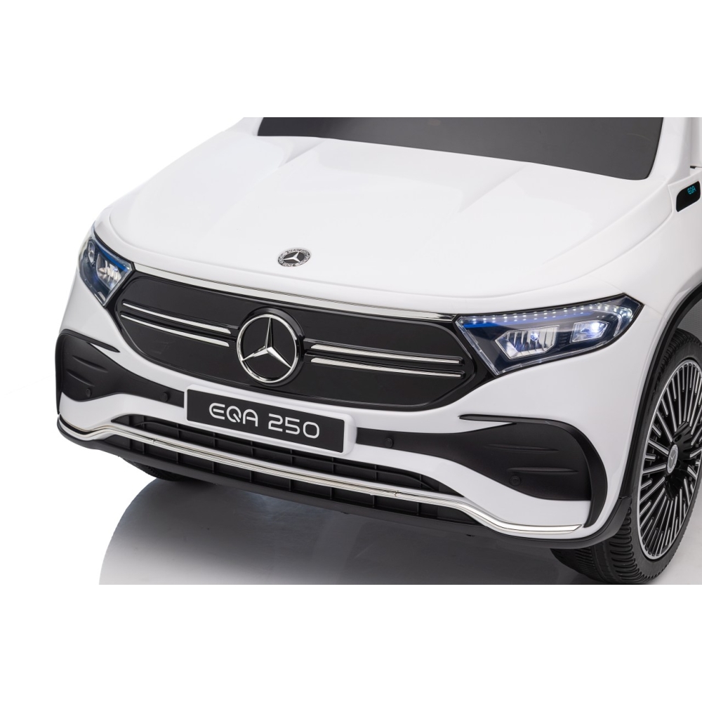 Elektromobilis Mercedes Benz EQA 250, White-Elektromobiliai vaikams, Visureigiai-e-vaikas
