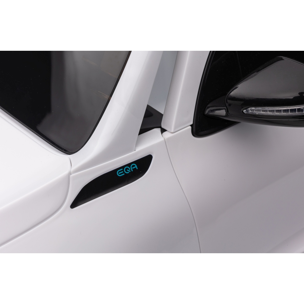 Elektromobilis Mercedes Benz EQA 250, White-Elektromobiliai vaikams, Visureigiai-e-vaikas