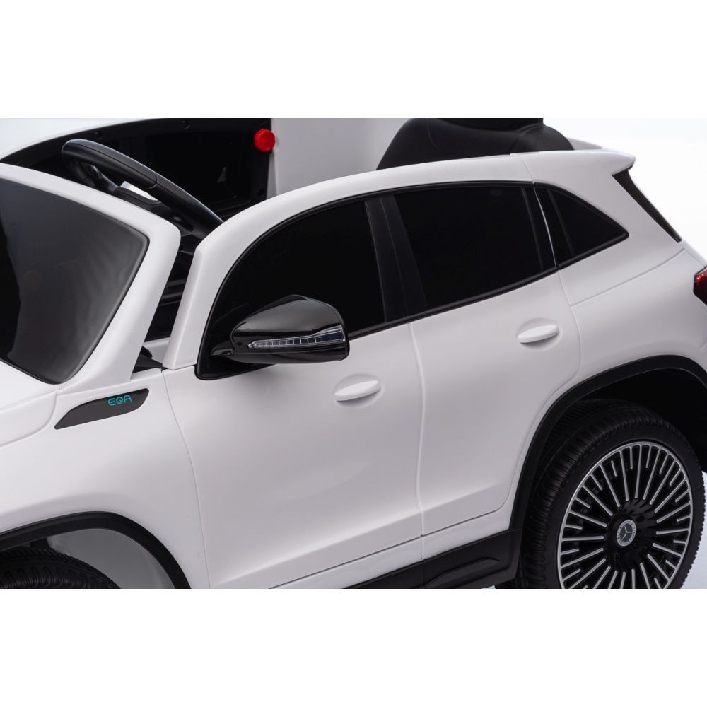 Elektromobilis Mercedes Benz EQA 250, White-Elektromobiliai vaikams, Visureigiai-e-vaikas
