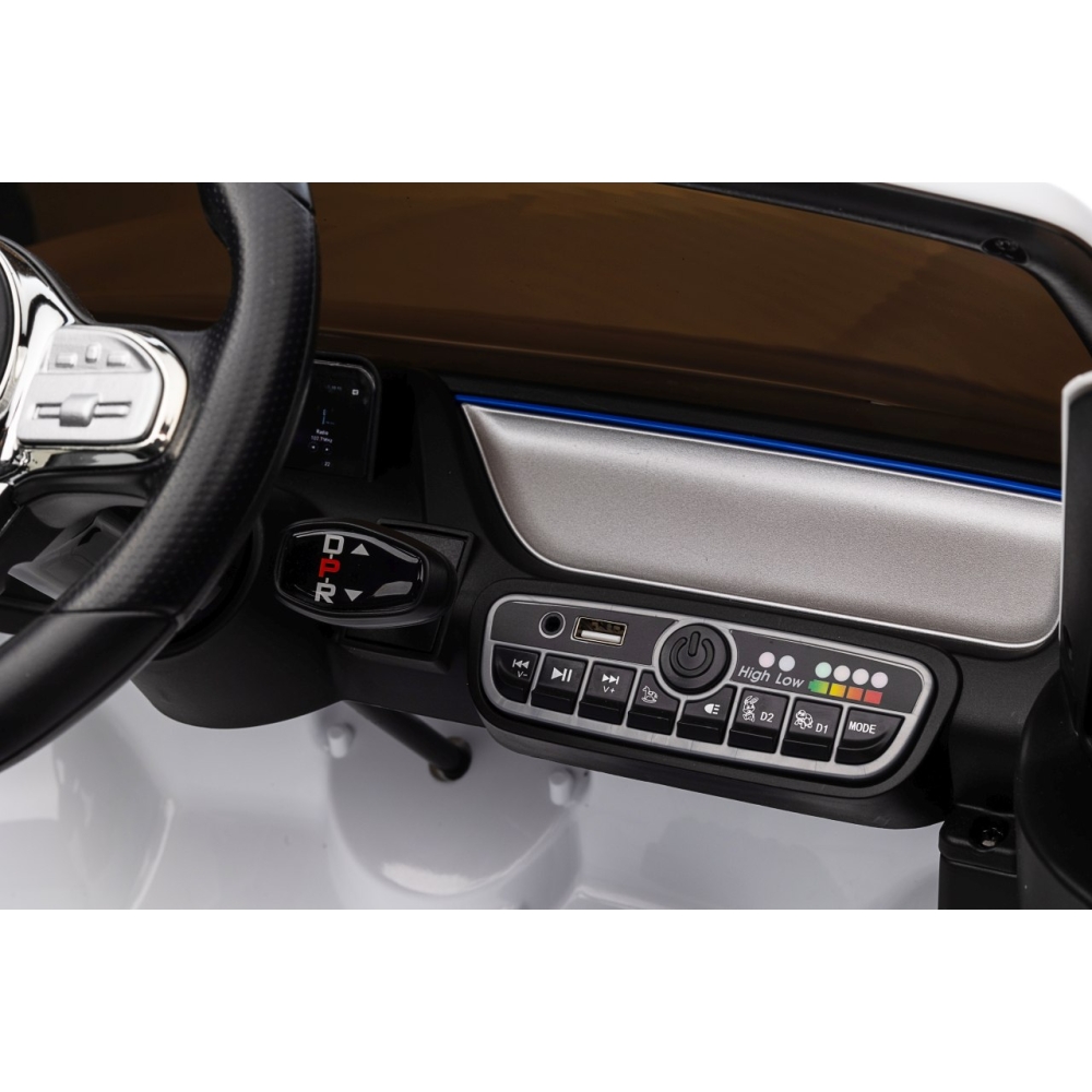 Elektromobilis Mercedes Benz EQA 250, White-Elektromobiliai vaikams, Visureigiai-e-vaikas