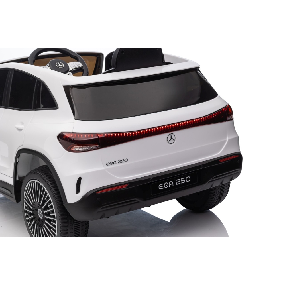 Elektromobilis Mercedes Benz EQA 250, White-Elektromobiliai vaikams, Visureigiai-e-vaikas