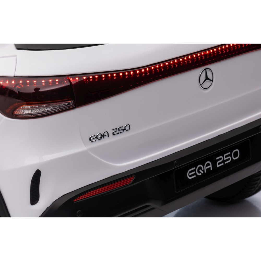 Elektromobilis Mercedes Benz EQA 250, White-Elektromobiliai vaikams, Visureigiai-e-vaikas
