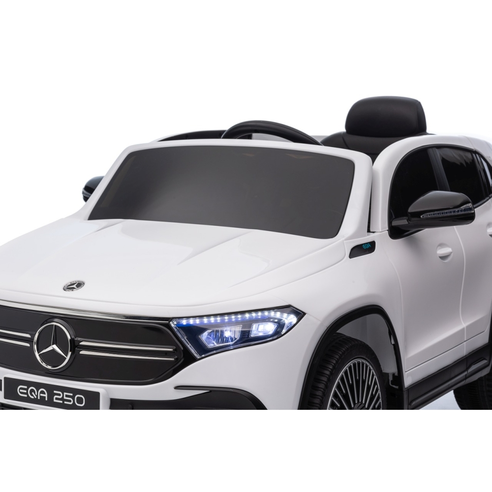 Elektromobilis Mercedes Benz EQA 250, White-Elektromobiliai vaikams, Visureigiai-e-vaikas