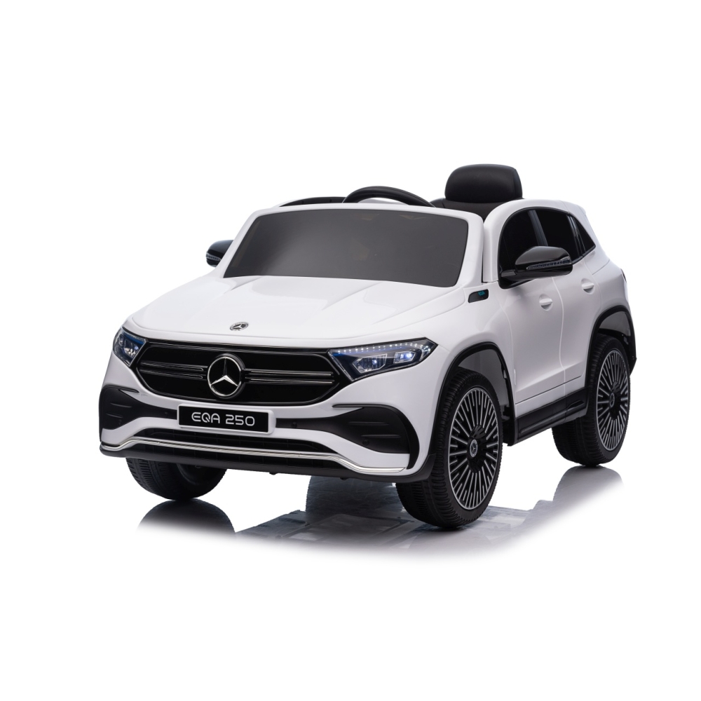 Elektromobilis Mercedes Benz EQA 250, White-Elektromobiliai vaikams, Visureigiai-e-vaikas