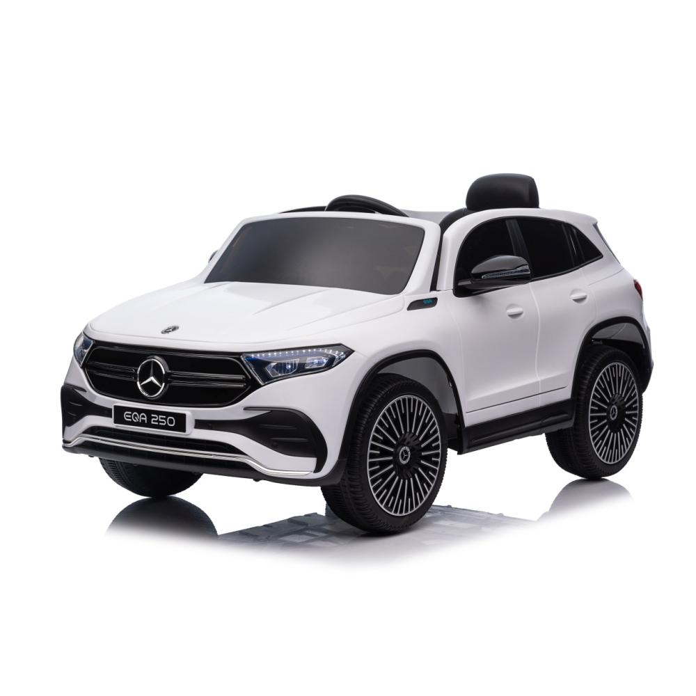 Elektromobilis Mercedes Benz EQA 250, White-Elektromobiliai vaikams, Visureigiai-e-vaikas