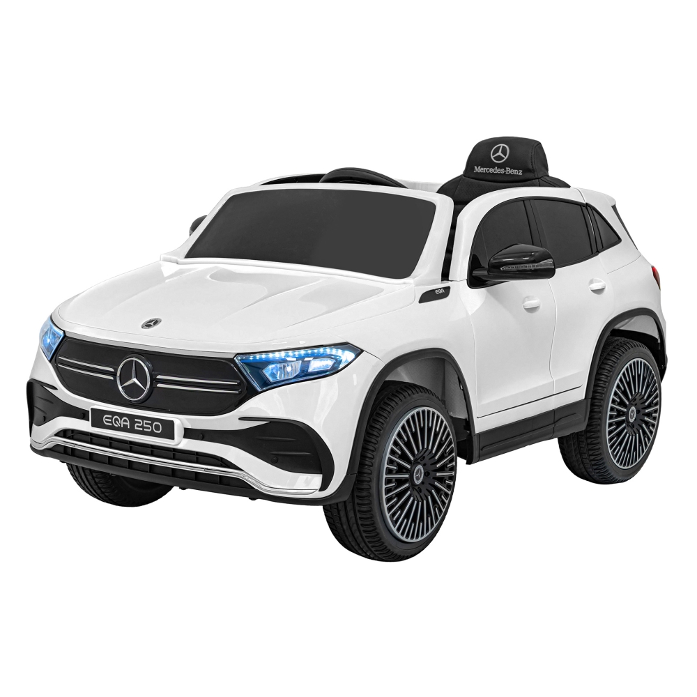 Elektromobilis Mercedes Benz EQA 250, White-Elektromobiliai vaikams, Visureigiai-e-vaikas
