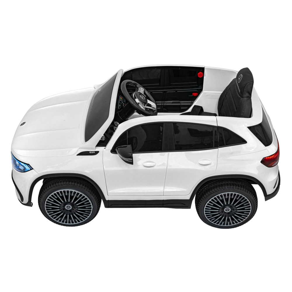 Elektromobilis Mercedes Benz EQA 250, White-Elektromobiliai vaikams, Visureigiai-e-vaikas
