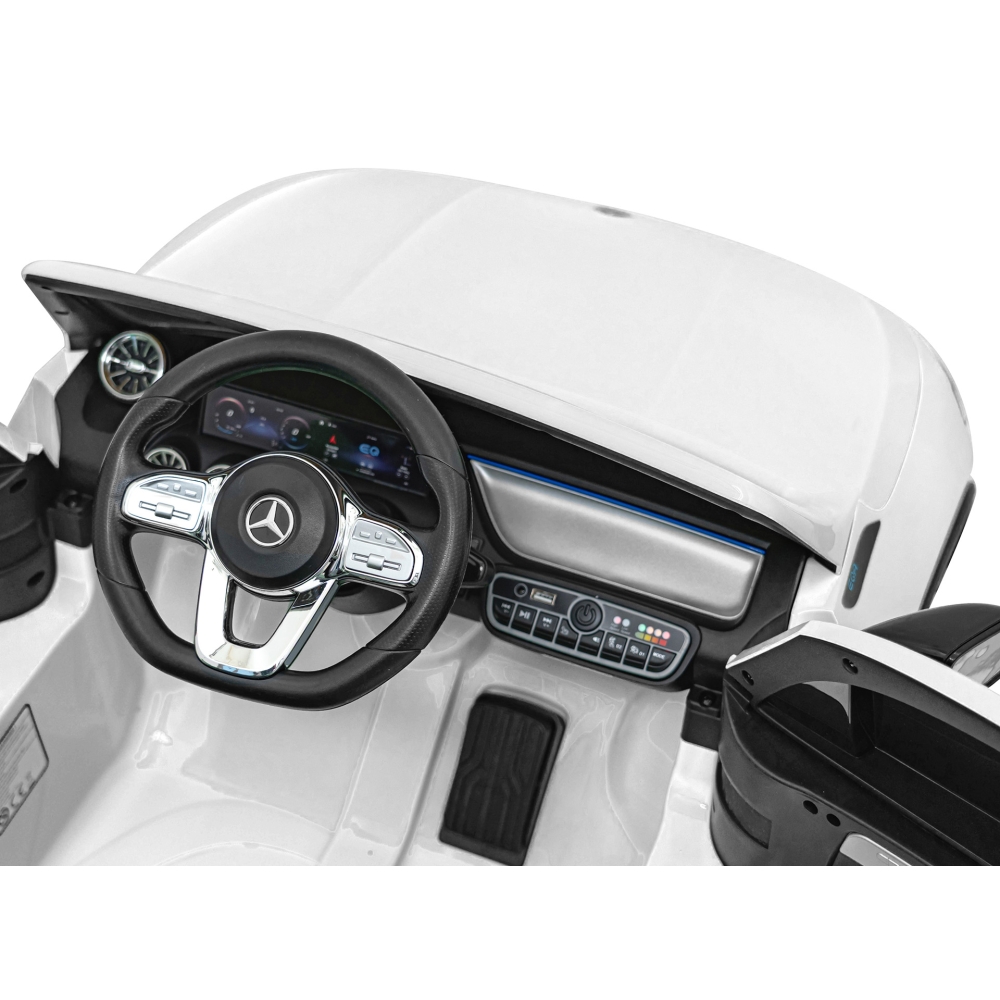 Elektromobilis Mercedes Benz EQA 250, White-Elektromobiliai vaikams, Visureigiai-e-vaikas