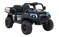 Elektromobilis Champion Pick-Up, Black-Elektromobiliai vaikams, Sunkvežimiai-e-vaikas