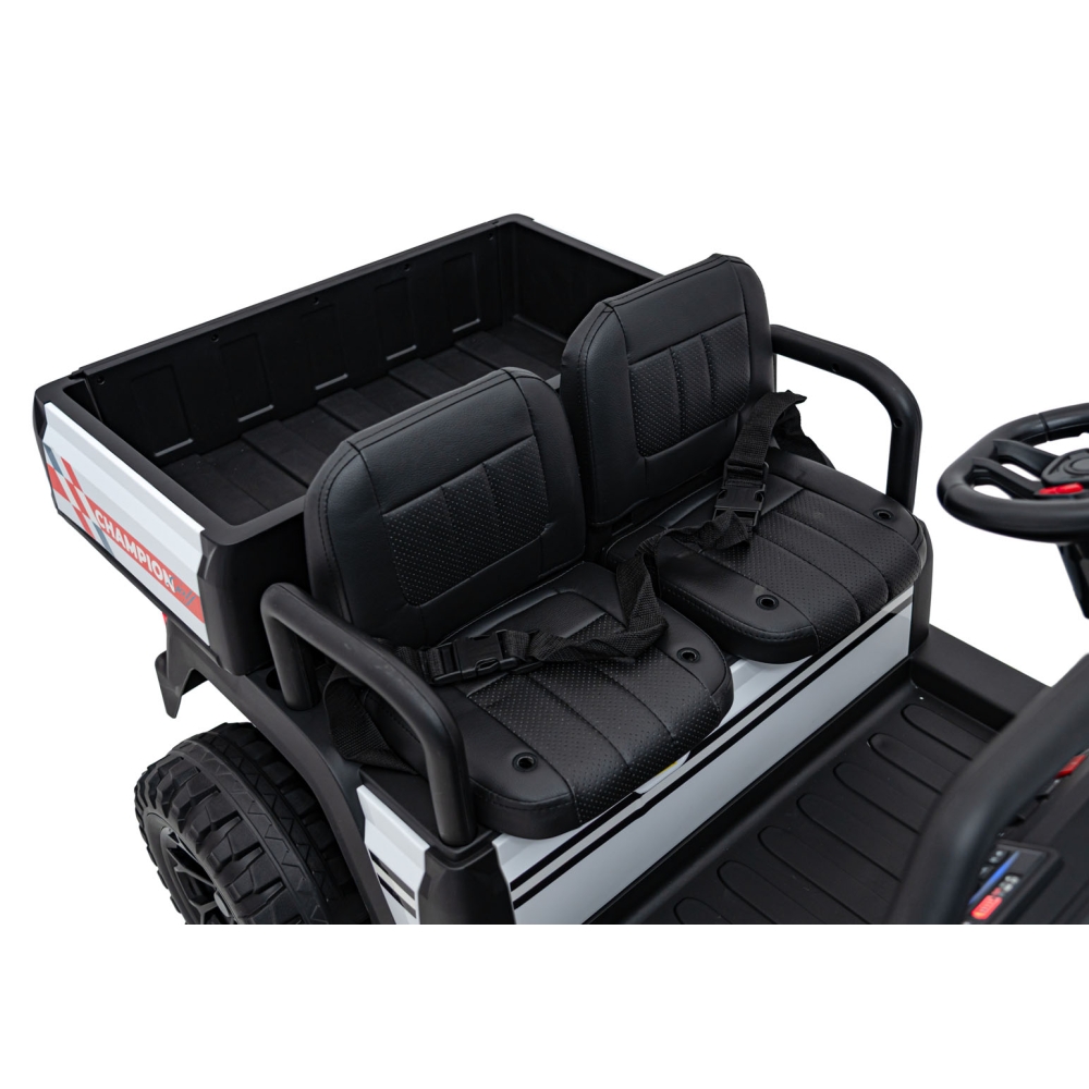 Elektromobilis Champion Pick-Up, Black-Elektromobiliai vaikams, Sunkvežimiai-e-vaikas