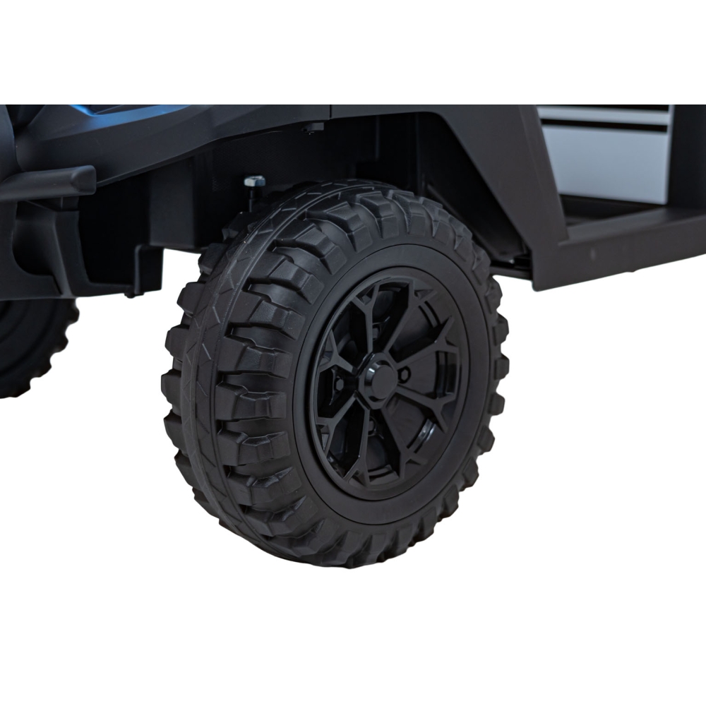Elektromobilis Champion Pick-Up, Black-Elektromobiliai vaikams, Sunkvežimiai-e-vaikas
