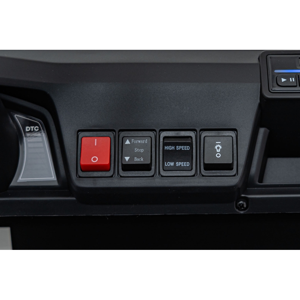 Elektromobilis Champion Pick-Up, Black-Elektromobiliai vaikams, Sunkvežimiai-e-vaikas