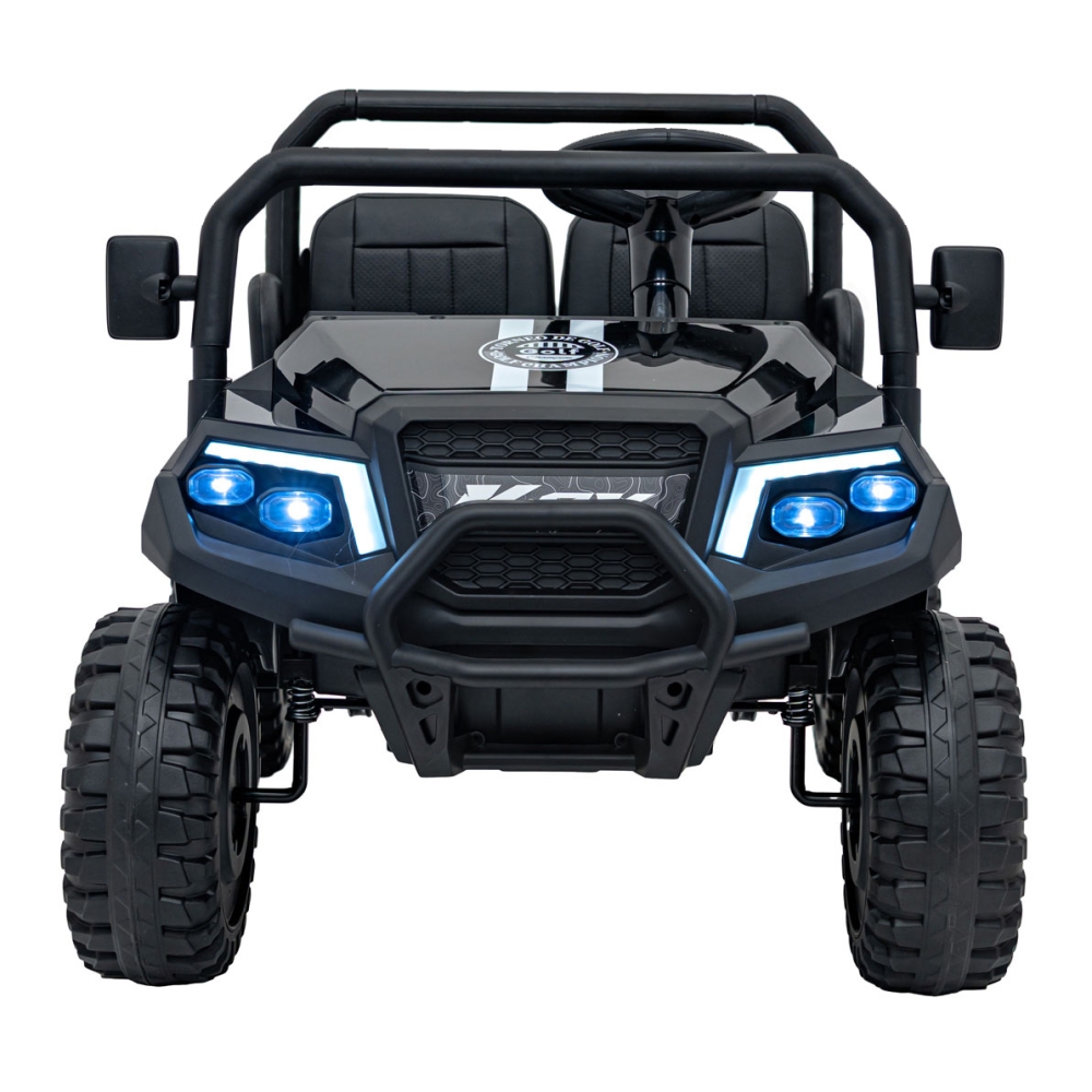 Elektromobilis Champion Pick-Up, Black-Elektromobiliai vaikams, Sunkvežimiai-e-vaikas