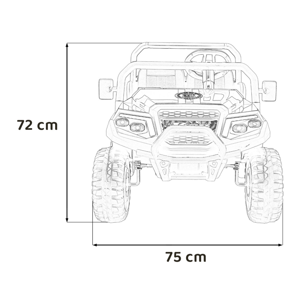 Elektromobilis Champion Pick-Up, White-Elektromobiliai vaikams, Sunkvežimiai-e-vaikas