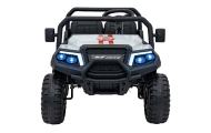 Elektromobilis Champion Pick-Up, White-Elektromobiliai vaikams, Sunkvežimiai-e-vaikas