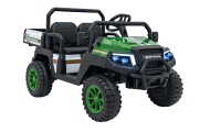 Elektromobilis Champion Pick-Up, Green-Elektromobiliai vaikams, Sunkvežimiai-e-vaikas