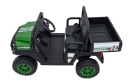 Elektromobilis Champion Pick-Up, Green-Elektromobiliai vaikams, Sunkvežimiai-e-vaikas