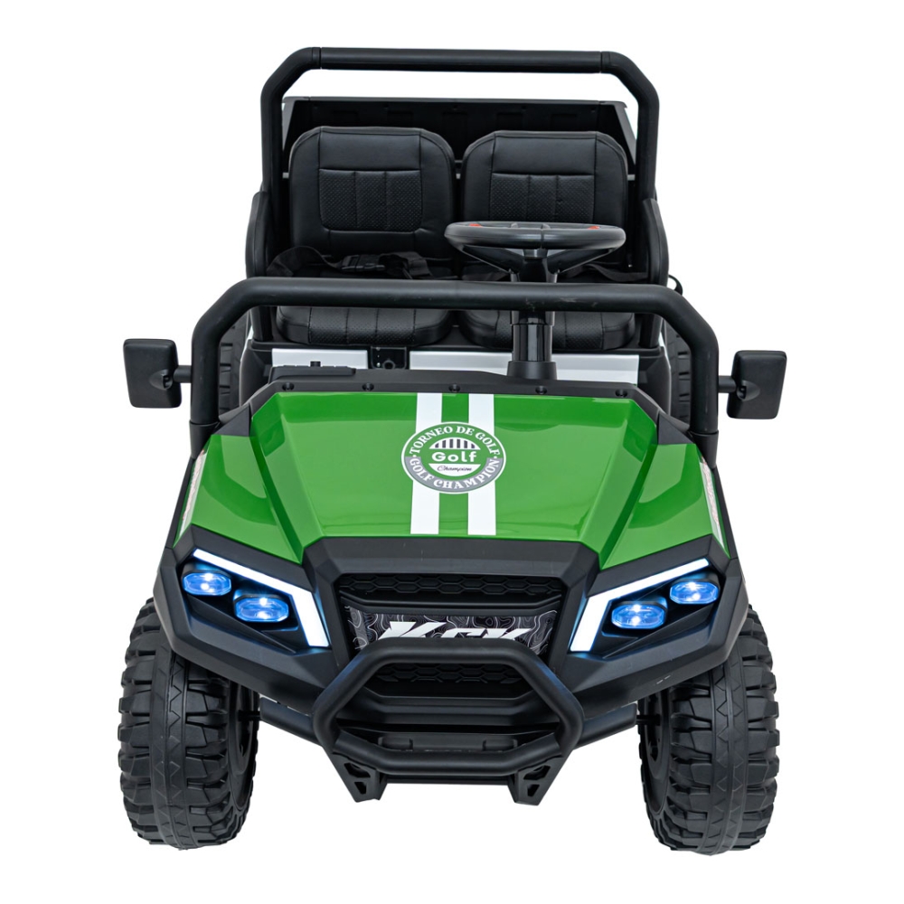 Elektromobilis Champion Pick-Up, Green-Elektromobiliai vaikams, Sunkvežimiai-e-vaikas