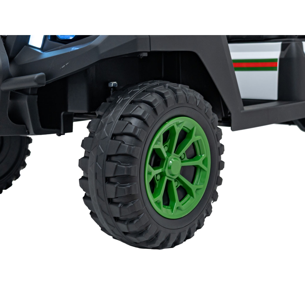 Elektromobilis Champion Pick-Up, Green-Elektromobiliai vaikams, Sunkvežimiai-e-vaikas