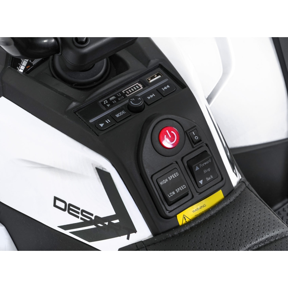 Pojazd Quad ATV Robust 01 Biały