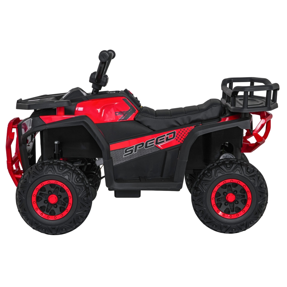 Elektrinis keturratis ATV Robust 01, Red-Elektromobiliai vaikams, Keturračiai ir bagiai-e-vaikas