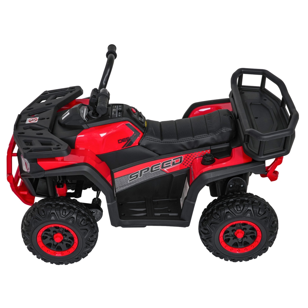 Elektrinis keturratis ATV Robust 01, Red-Elektromobiliai vaikams, Keturračiai ir bagiai-e-vaikas