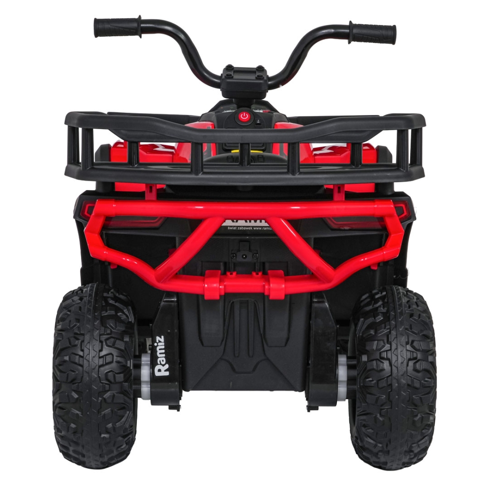 Elektrinis keturratis ATV Robust 01, Red-Elektromobiliai vaikams, Keturračiai ir bagiai-e-vaikas