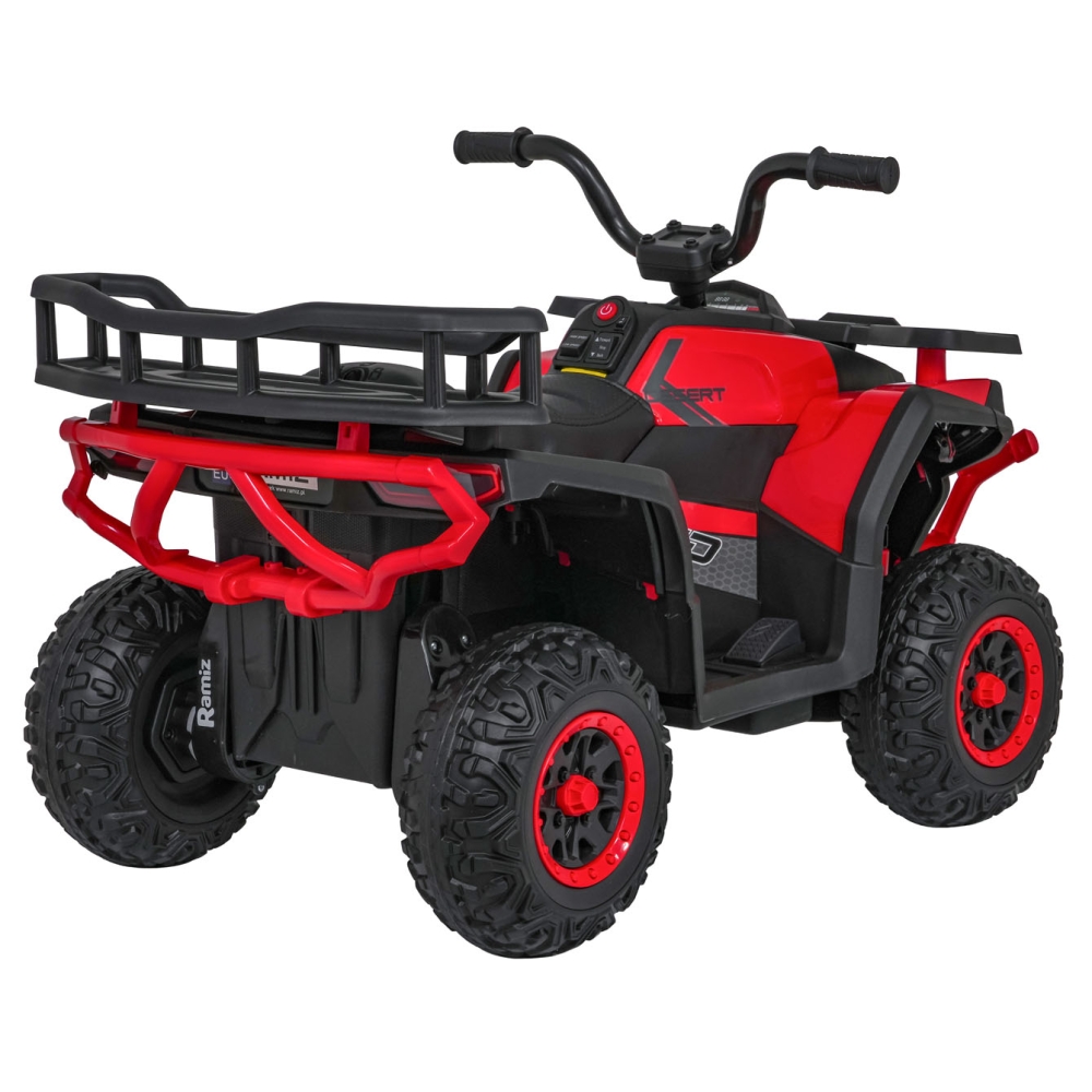 Elektrinis keturratis ATV Robust 01, Red-Elektromobiliai vaikams, Keturračiai ir bagiai-e-vaikas