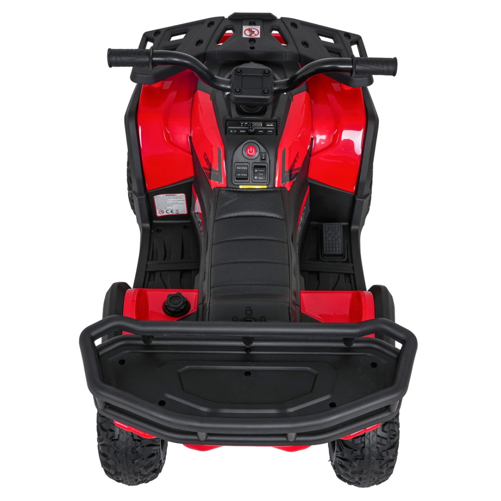 Elektrinis keturratis ATV Robust 01, Red-Elektromobiliai vaikams, Keturračiai ir bagiai-e-vaikas