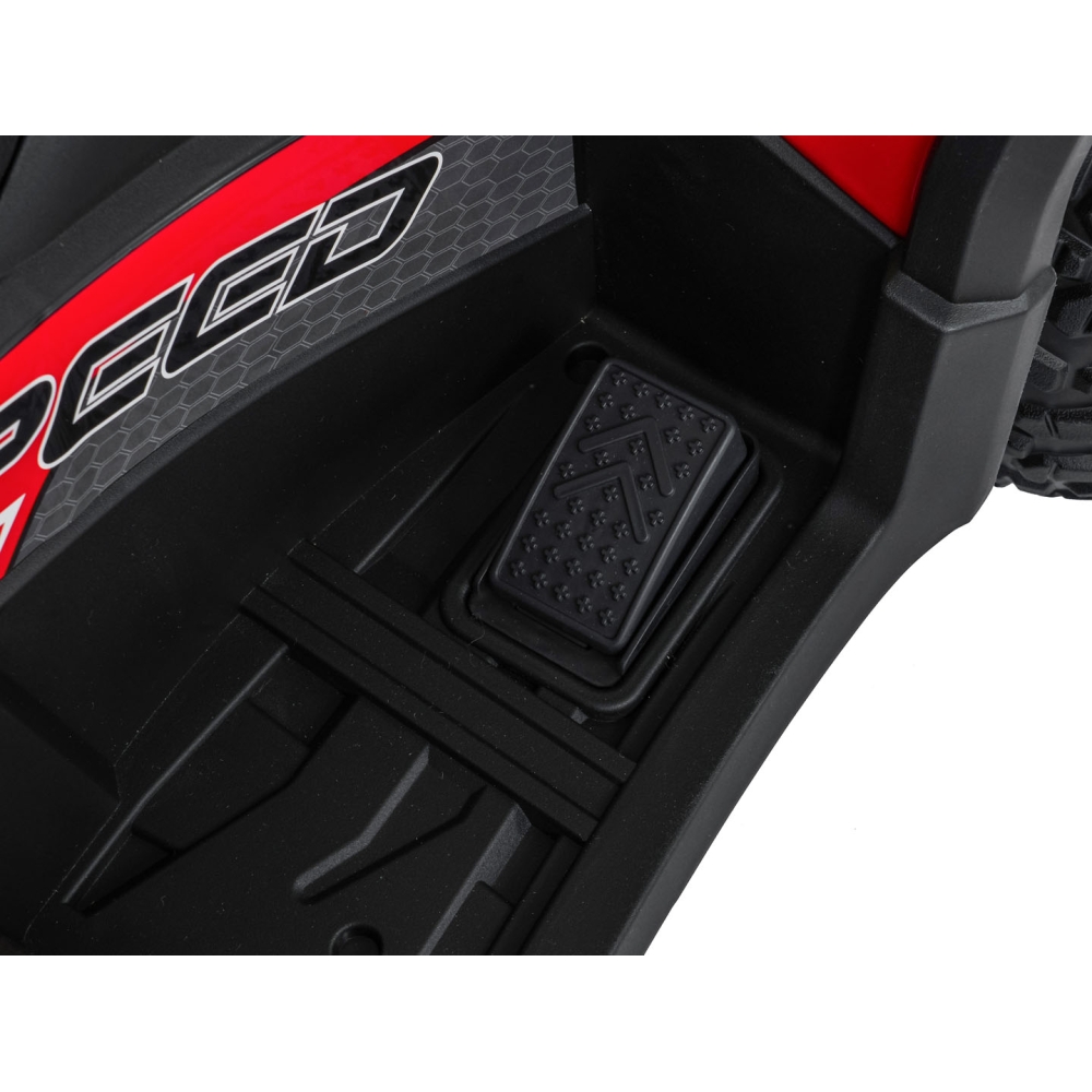 Elektrinis keturratis ATV Robust 01, Red-Elektromobiliai vaikams, Keturračiai ir bagiai-e-vaikas