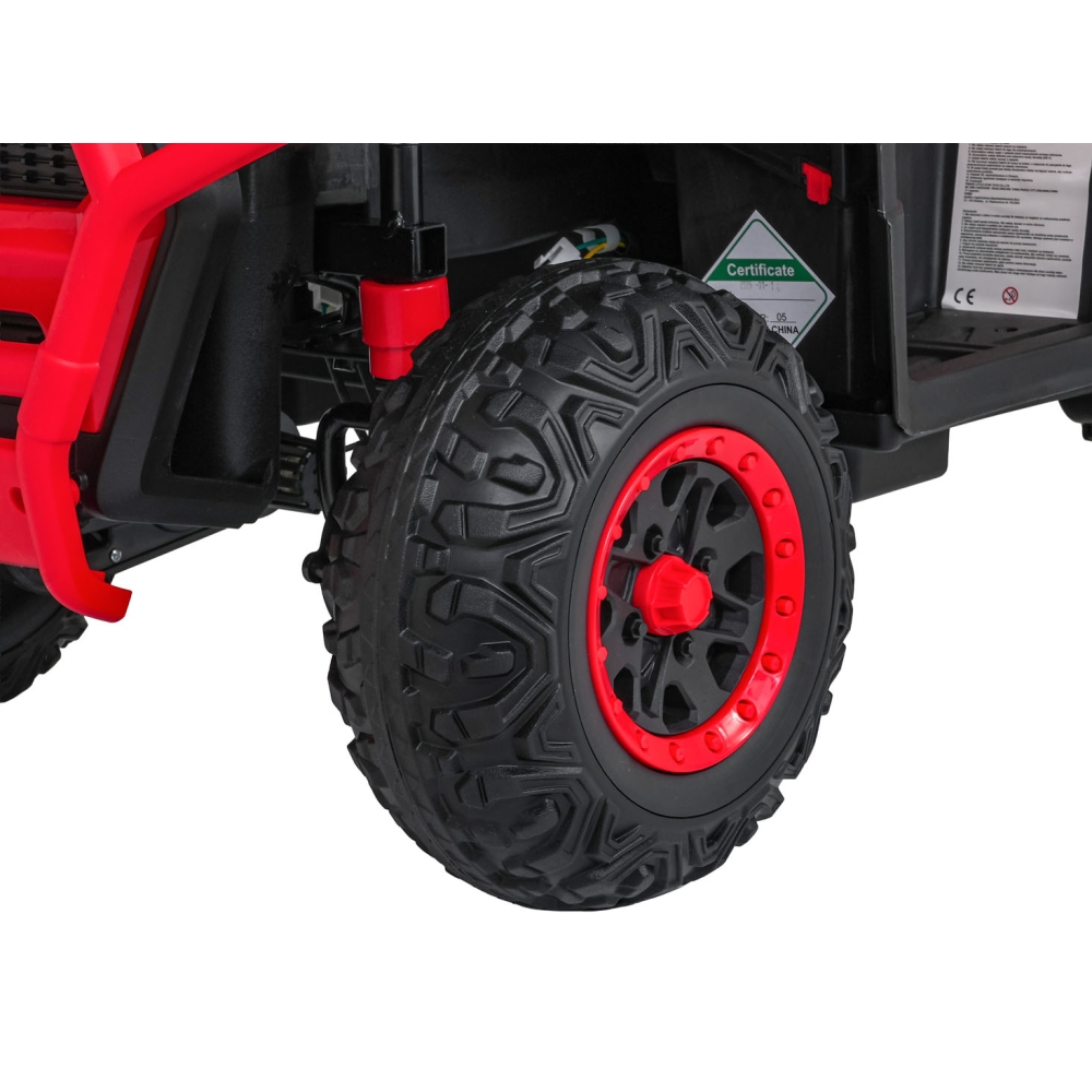 Elektrinis keturratis ATV Robust 01, Red-Elektromobiliai vaikams, Keturračiai ir bagiai-e-vaikas