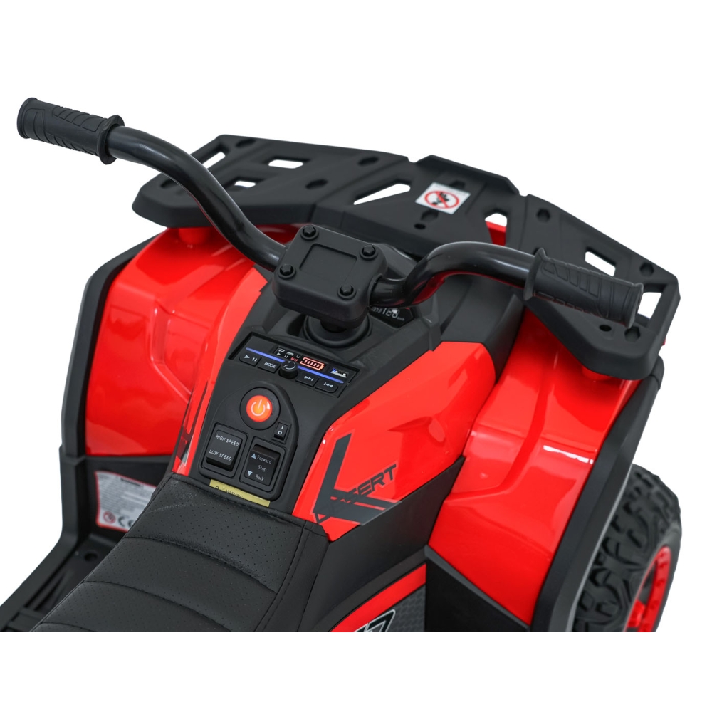 Elektrinis keturratis ATV Robust 01, Red-Elektromobiliai vaikams, Keturračiai ir bagiai-e-vaikas