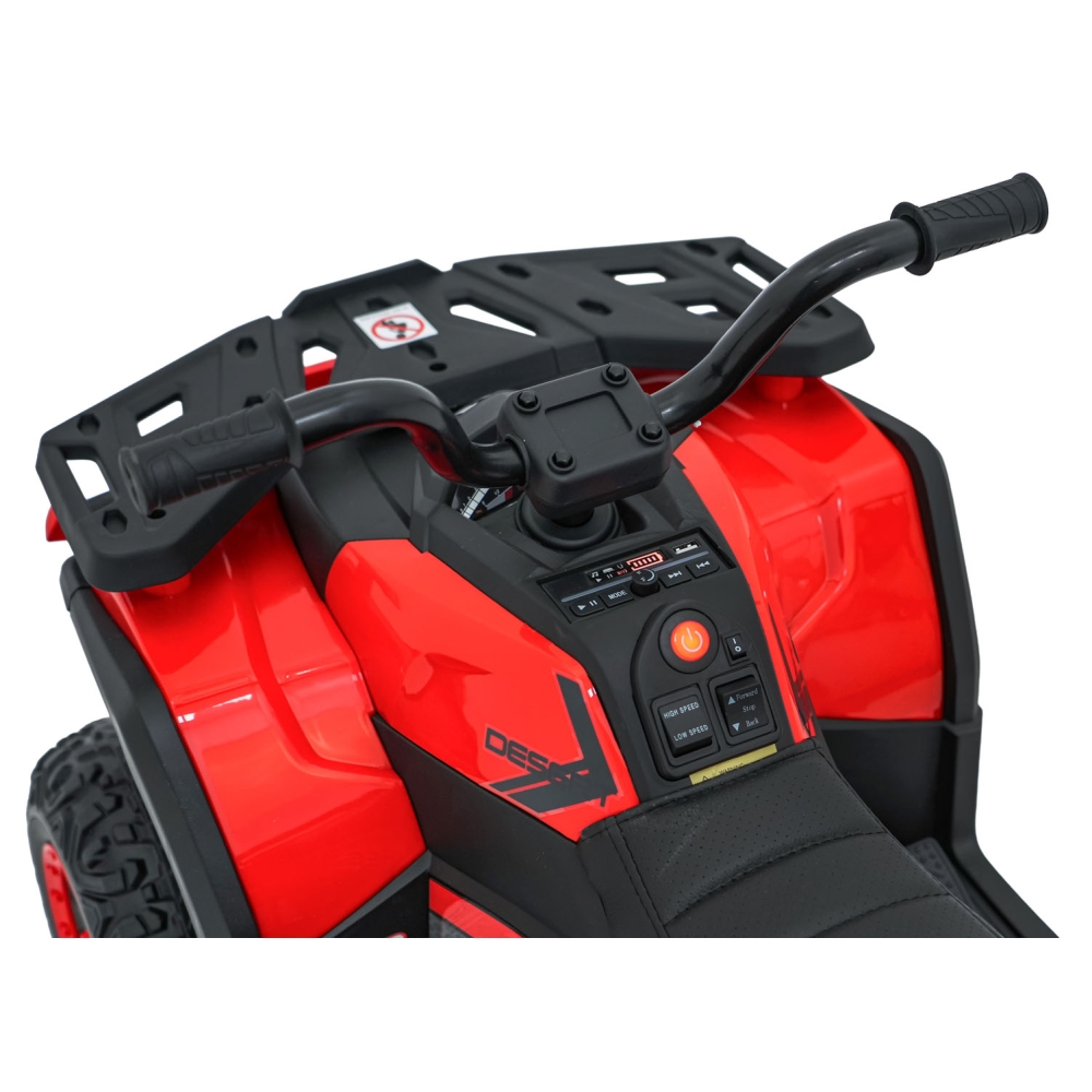Elektrinis keturratis ATV Robust 01, Red-Elektromobiliai vaikams, Keturračiai ir bagiai-e-vaikas