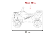 Pojazd Quad ATV Robust 01 Czerwony