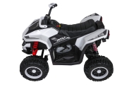 Elektrinis keturratis Fast Wheel, White-Elektromobiliai vaikams, Keturračiai ir bagiai-e-vaikas