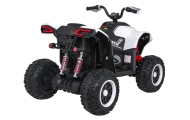Elektrinis keturratis Fast Wheel, White-Elektromobiliai vaikams, Keturračiai ir bagiai-e-vaikas