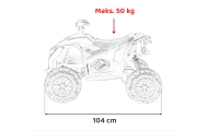 Pojazd Quad Fast Wheel Biały