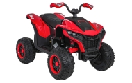 Elektrinis keturratis Fast Wheel, Red-Elektromobiliai vaikams, Keturračiai ir bagiai-e-vaikas
