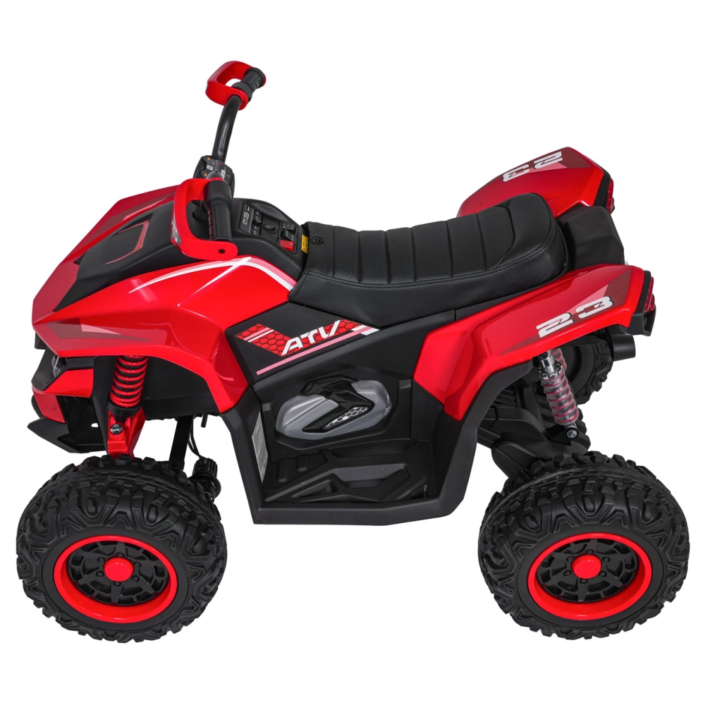 Elektrinis keturratis Fast Wheel, Red-Elektromobiliai vaikams, Keturračiai ir bagiai-e-vaikas