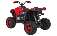 Elektrinis keturratis Fast Wheel, Red-Elektromobiliai vaikams, Keturračiai ir bagiai-e-vaikas