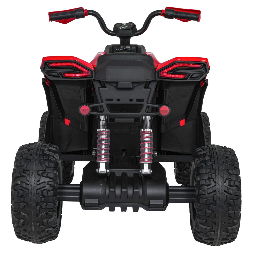 Elektrinis keturratis Fast Wheel, Red-Elektromobiliai vaikams, Keturračiai ir bagiai-e-vaikas