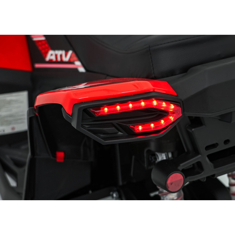 Elektrinis keturratis Fast Wheel, Red-Elektromobiliai vaikams, Keturračiai ir bagiai-e-vaikas