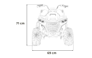 Pojazd Quad Fast Wheel Czerwony