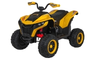 Elektrinis keturratis Fast Wheel, Yellow-Elektromobiliai vaikams, Keturračiai ir bagiai-e-vaikas