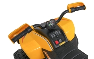 Elektrinis keturratis Fast Wheel, Yellow-Elektromobiliai vaikams, Keturračiai ir bagiai-e-vaikas
