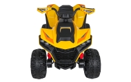 Elektrinis keturratis Fast Wheel, Yellow-Elektromobiliai vaikams, Keturračiai ir bagiai-e-vaikas