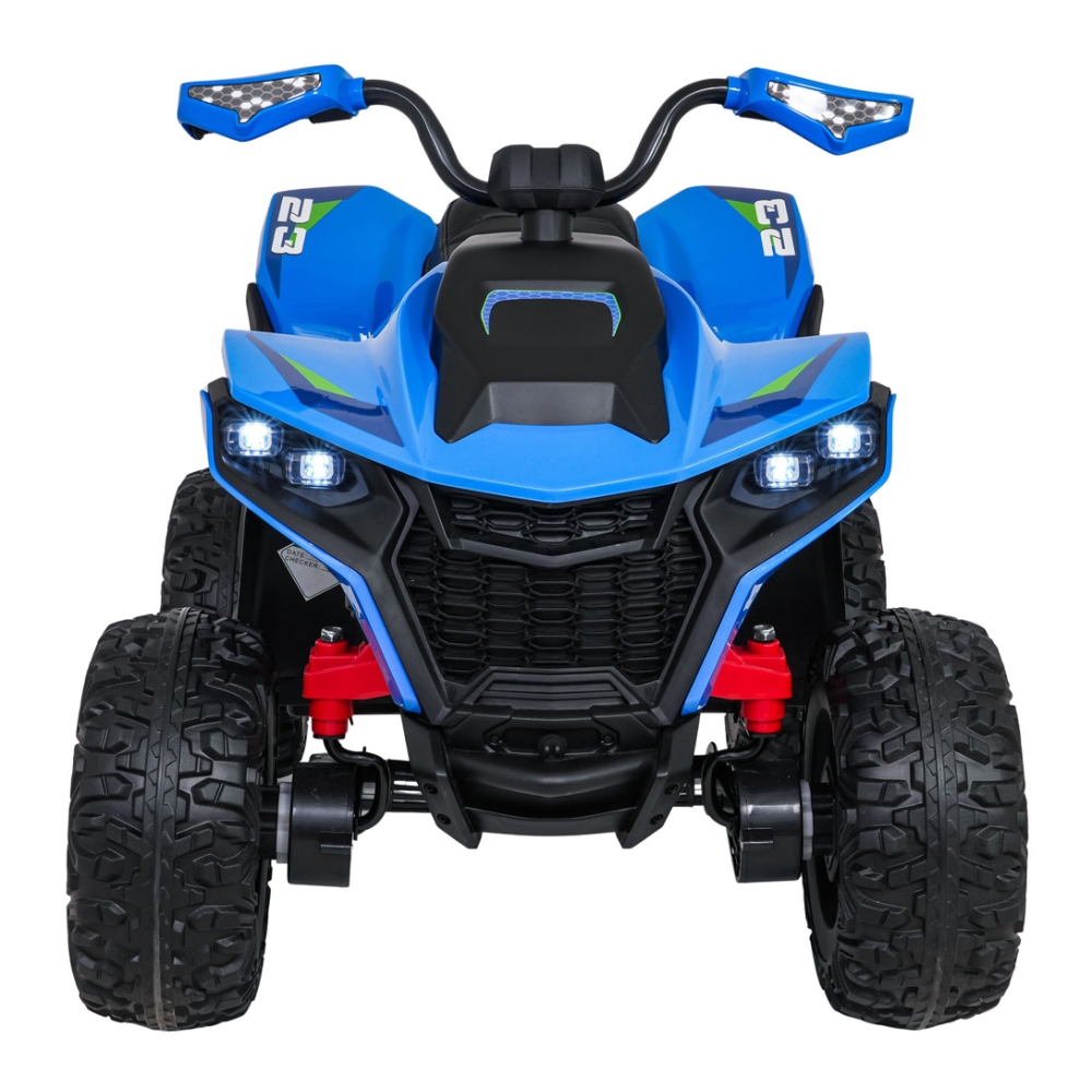Elektrinis keturratis Fast Wheel, Blue-Elektromobiliai vaikams, Keturračiai ir bagiai-e-vaikas