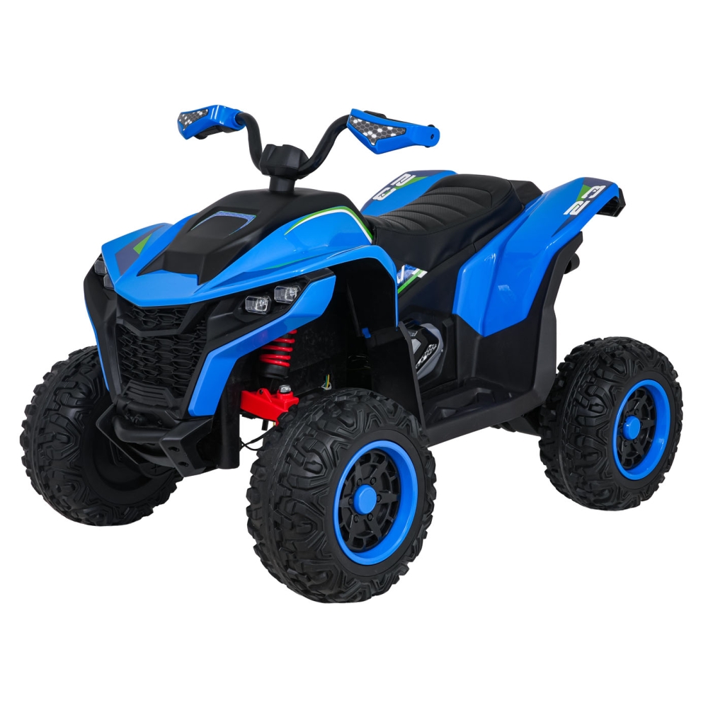 Elektrinis keturratis Fast Wheel, Blue-Elektromobiliai vaikams, Keturračiai ir bagiai-e-vaikas